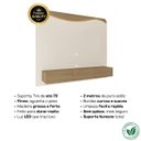 Ver imagem 3 de Painel Lumiere 75'' Carvalho | Off White