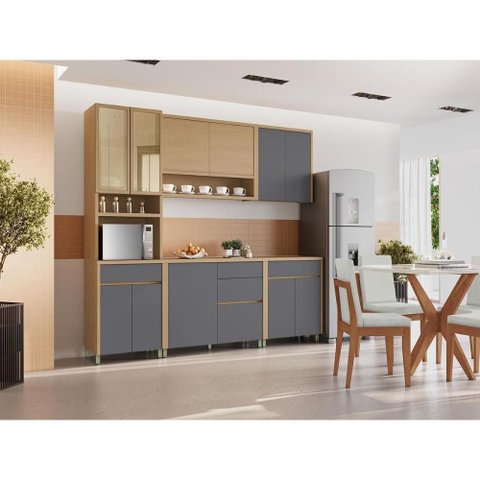 Kit Modulado Nesher 5 Peças Condessa CZ443 Carv/Titânio