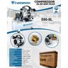 Compressor De Ar Odontológico 8l 120 Psi Silencioso Sem Óleo - 3