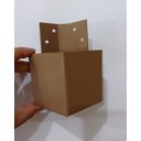 Ver imagem 4 de Kit 6 Pés Guarda Roupas Armários Roupeiros Marrom Fox