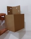 Ver imagem 4 de Kit 6 Pés Guarda Roupas Armários Roupeiros Marrom Fox