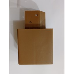 Kit 6 Pés Guarda Roupas Armários Roupeiros Marrom Fox - 5