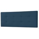 Ver imagem 3 de Kit Painel e Calçadeira Baú Solteiro 0,90m Berlim Suede Azul Marinho - Pallazio