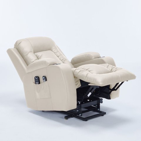 Poltrona do Papai Elevação Austin Lift 150º com Massagem Aquecimento Pu G94 - Gran Belo