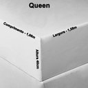 Ver imagem 3 de Lençol Tecebem Queen Malha C/ Elástico Liso 158mx198mx40cm Branco