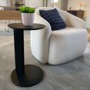 Ver imagem 6 de Mesa Lateral Apoio Sofá Orgânica 35cm Chanfrada Pé Madeira 28020 Artesano