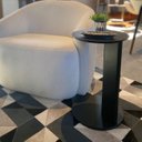 Ver imagem 7 de Mesa Lateral Apoio Sofá Orgânica 35cm Chanfrada Pé Madeira 28020 Artesano