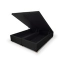Ver imagem 2 de Base Baú Queen Suede 158x197x35cm Smart Preto