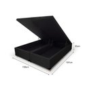 Ver imagem 3 de Base Baú Queen Suede 158x197x35cm Smart Preto