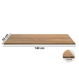 Kit Balcão Gabinete 138cm Carina Savana/off-white com Tampo 140cm Savana - 3