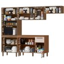 Ver imagem 3 de Armario de Cozinha Pop 1 Forno com 12 Portas e 1 Gaveta Freijo/baunilha/freijo