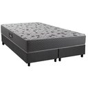 Ver imagem 1 de Conjunto Box Queen: Colchão Espuma Herval D28 / Ag65 Black + Base Crc Suede Gray (158x198)