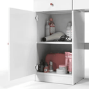 Ver imagem 4 de Penteadeira Camarim 1pt 2gav Diamante Branco Ac - Patrimar