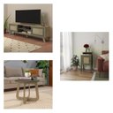 Ver imagem 6 de Kit 3 Peças com Rack para TV até 75 Polegadas Mesa de Centro e Mesa de Apoio Charlotte