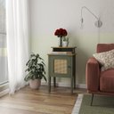 Ver imagem 7 de Kit 3 Peças com Rack para TV até 75 Polegadas Mesa de Centro e Mesa de Apoio Charlotte