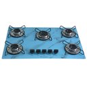 Ver imagem 1 de Cooktop 5bocas Ultra Chama 127/220v Marmo Azul