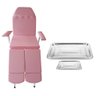 Cadeira Maca Podologia Suporta 150kg Mecânica Rosa Fiscomed Cadeira para Podologia - 1