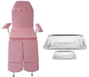 Ver imagem 1 de Cadeira Maca Podologia Suporta 150kg Mecânica Rosa Fiscomed Cadeira para Podologia