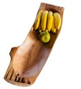 Ver imagem 2 de Fruteira Gamela Saladeira Petisqueira Bandeja Madeira