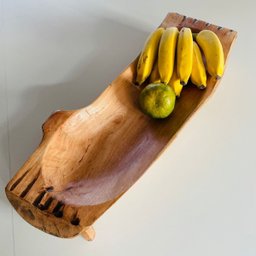 Fruteira Gamela Saladeira Petisqueira Bandeja Madeira - 6
