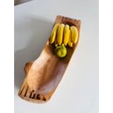 Ver mais imagens de Fruteira Gamela Saladeira Petisqueira Bandeja Madeira