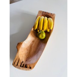 Fruteira Gamela Saladeira Petisqueira Bandeja Madeira - 8