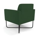 Ver imagem 5 de Kit 2 Poltronas Base X Industrial Preto Marisa Veludo Verde D03 - D'Rossi