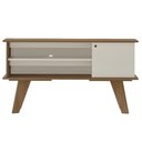 Ver imagem 1 de Rack Bancada para Tv 50 Pol 1p 120 Cm Cinamomo Off White Arly Cinamomo Off White