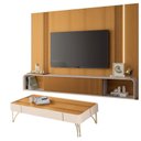 Ver imagem 1 de Home Suspenso Empire e Mesa de Centro Cadenza Cinamomo Off White - Hb Móveis