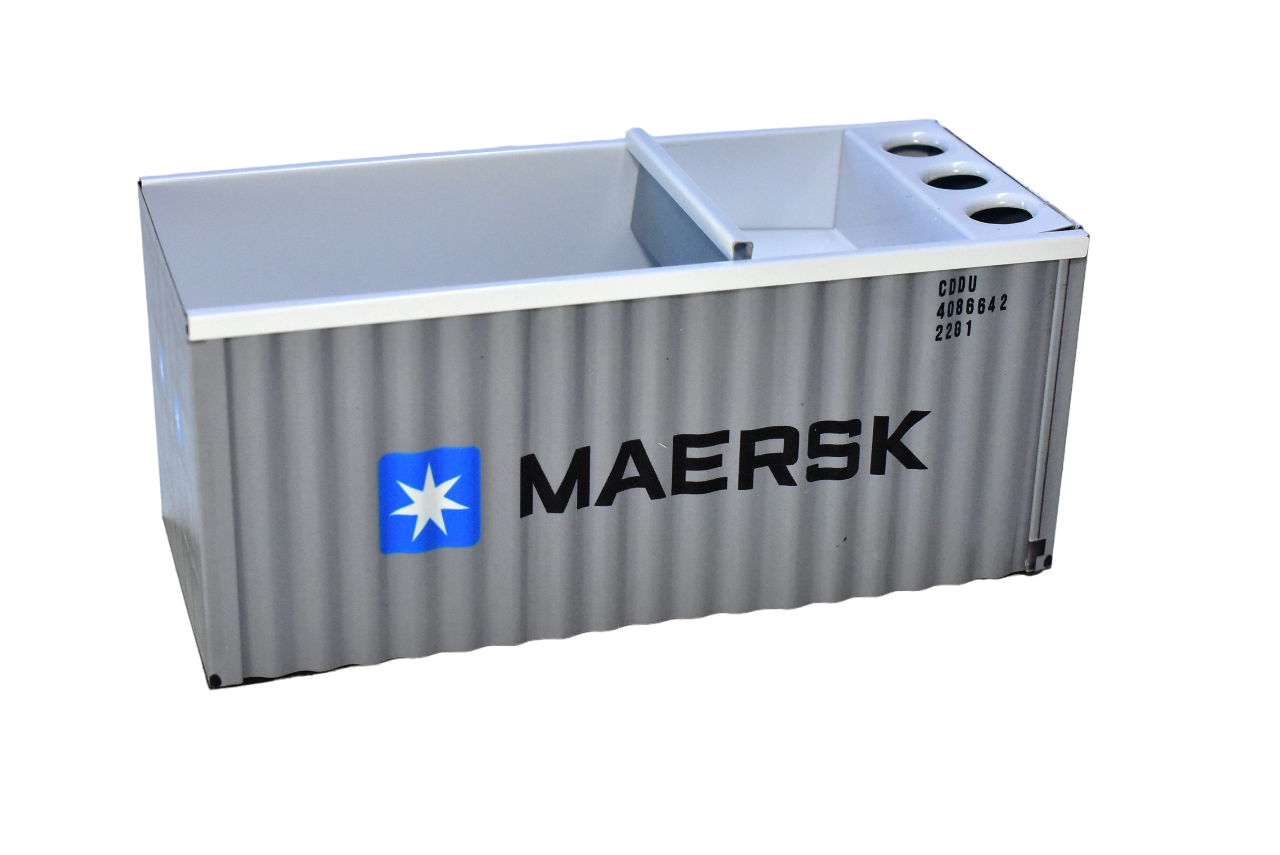 Organizador de Mesa Conteiner em Metal - Maersk - 2