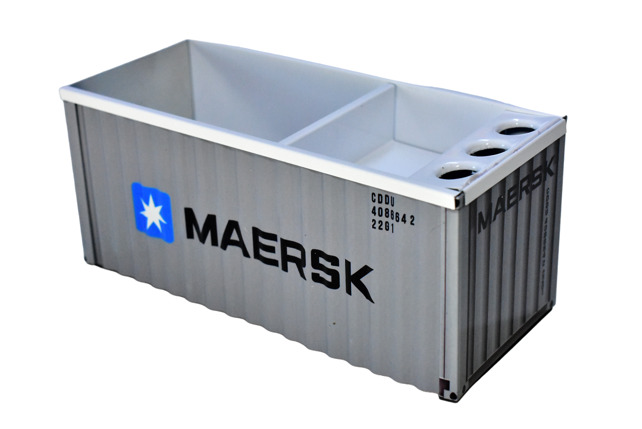 Organizador de Mesa Conteiner em Metal - Maersk - 4