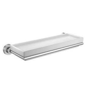 Prateleira Slim Louça e Metal Cromado - Deca