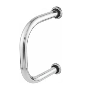 Barra De Apoio Aluminio Tipo U 30cm Clara Inox Unico