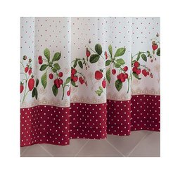 Cortina para Cozinha Vermelha Olga-iolanda Dohler - 2