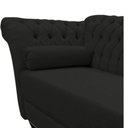 Ver imagem 4 de Recamier Decorativo Divã Styllus Lado Direito Suede Preto