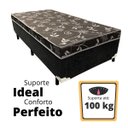 Ver imagem 3 de Cama Box Solteiro Conjugado Ortopédico Sleep Black 88x188x53