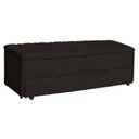 Ver imagem 1 de Calçadeira Baú Sapateira 90cm Ayla Suede Capitonê