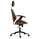 Ver imagem 4 de Cadeira de Escritório Giratória Office Iara Courino Preto - Sallar Home