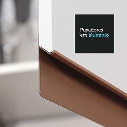 Cozinha Completa Madesa Reims 310001 com Armário e Balcão Branco Cor:Branco - 7