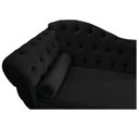 Ver imagem 4 de Diva Recamier Diana 160cm Lado Direito Suede - ADJ Decor - Preto