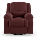 Ver imagem 1 de Poltrona do Papai Reclinável Sala de Cinema Barcelona Glider Manual Giratória Usb Veludo Vinho