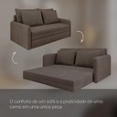 Ver imagem 5 de Sofá Cama para Sala de Estar Living 4 Lugares Maricá