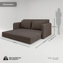 Ver imagem 3 de Sofá Cama para Sala de Estar Living 4 Lugares Maricá
