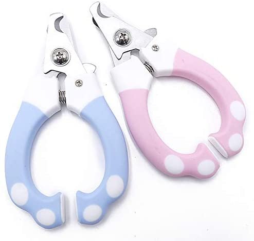 Alicate para Cortar Unha Cães e Gatos Com Mola Inox Pet ninho ALICATE PARA CÃES E GATOS Rosa