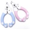 Alicate para Cortar Unha Cães e Gatos Com Mola Inox Pet ninho ALICATE PARA CÃES E GATOS Rosa - 1