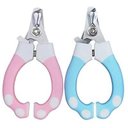 Ver imagem 2 de Alicate para Cortar Unha Cães e Gatos com Mola Inox Pet Ninho Alicate para Cães e Gatos Rosa
