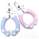 Ver imagem 1 de Alicate para Cortar Unha Cães e Gatos com Mola Inox Pet Ninho Alicate para Cães e Gatos Rosa