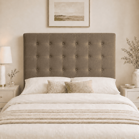 Cabeceira Ana Estofada Veludo p/ Cama Box Casal Queen 160cm Quarto