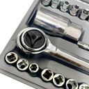 Ver imagem 5 de Kit Jogo de Chave Catraca Reversivel Soquete 40 Peças Ferramentas Profissionais