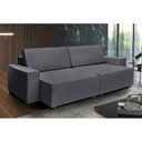 Ver imagem 1 de Sofá Dallas 2.90m Retrátil - Chumbo